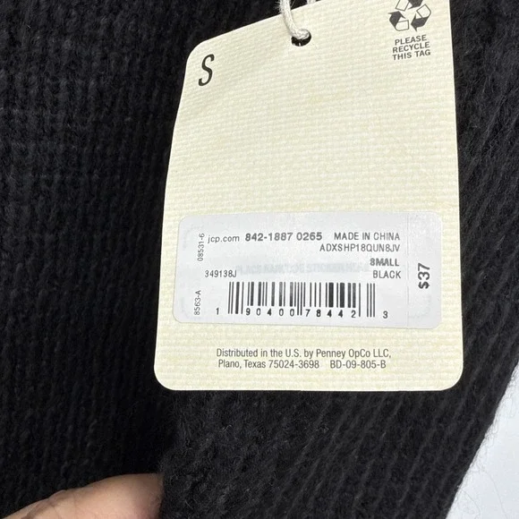 New With Tags JC Penny ANA Black Birch Sweater Small Tunic Style - Picture 5 of 5